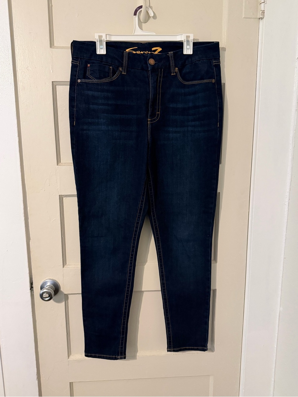 Seven7 Deep Indigo Skinny Jeans
